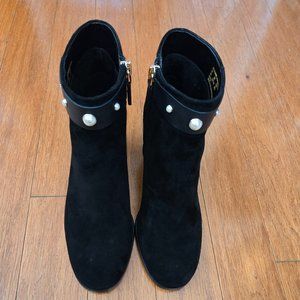 Kate Spade Suede Black Booties Size:6M